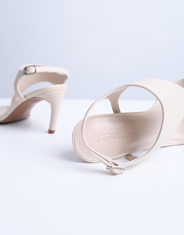 TOPSHOP - Iman Toe Loop Heeled Sandals