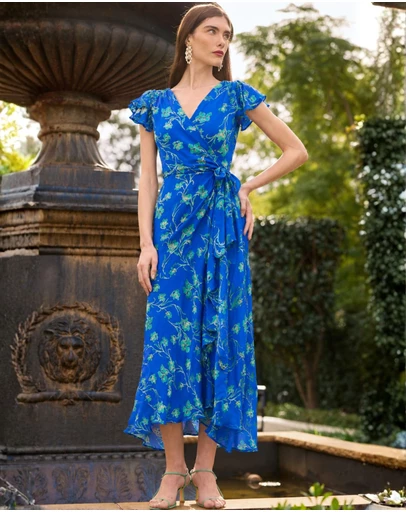SACHA DRAKE - Aphina Slim Wrap Dress