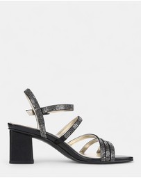 Naturalizer - Niko Dress Sandal - Black Sparkle