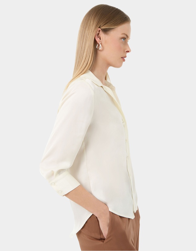 Forcast - Hailee 3/4 Sleeve Satin Blouse