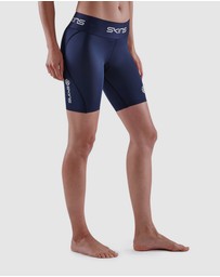 SKINS - SKINS Compression Women's Series-1 Active Half Tight Navy Blue