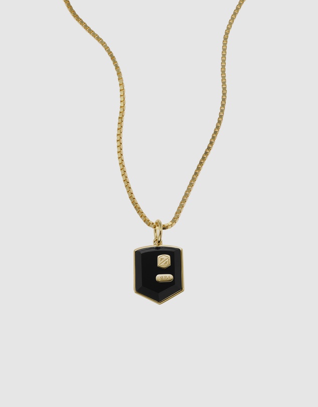 Fossil - Lennox Gold Tone Pendant Necklace