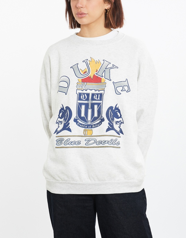 Vintage by The Real Deal - Pre Loved - 90s NCAA Duke Blue Devils Sweatshirt