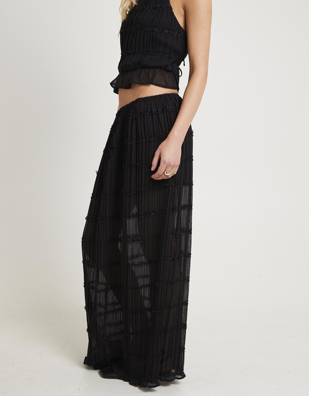 Subtitled - Alda Shirred Maxi Skirt