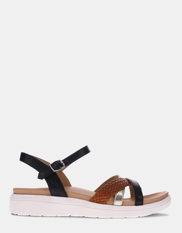 Mia Vita - Banks Sandal - Black Multi