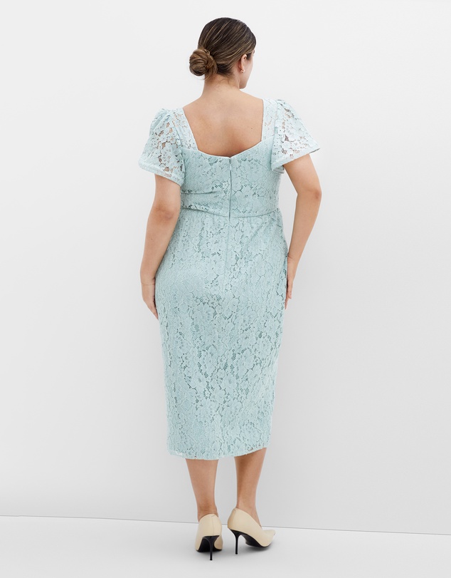 City Chic - Maisie Lace Midi Dress