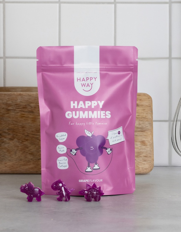 Happy Way - Grape Flavour Happy Gummies Mix