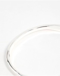 Lovisa - Silver Plated Organic Bangles 2-Pack