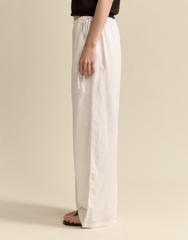 MVN - Linen Side Tie Pants