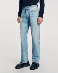 Sandro - Regular Stonewash And Whiskers Jeans
