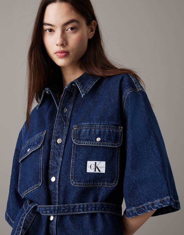 Calvin Klein Jeans - Belted Denim Shirt Dress