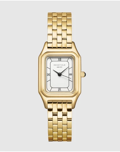 Rosefield - Ivy White Gold-Tone Bracelet Watch
