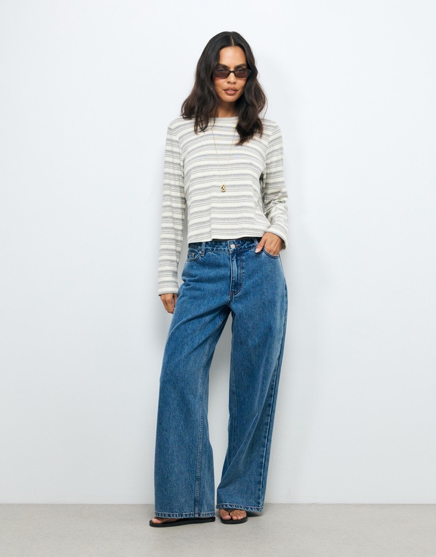 AERE - Stripe LS T-Shirt