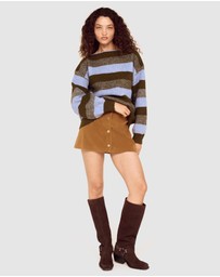 MINKPINK - Avia Boat Neck Knit