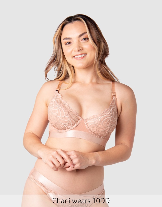 Hotmilk Maternity Lingerie - Warrior 2.0 Plunge Nursing Bra - Flexiwire