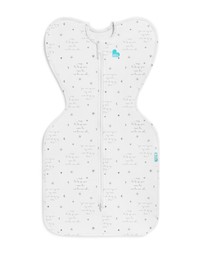 Love to Dream - Swaddle Up 0.2 TOG Stretch Cotton You Are My… in White