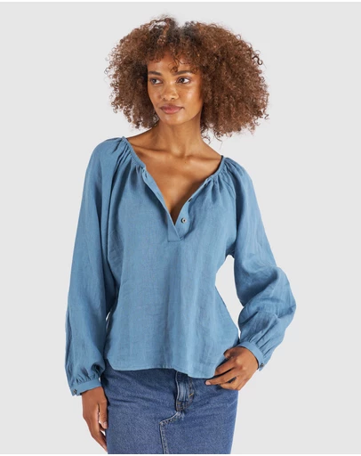 CAMIXA - Poem Linen Blouse