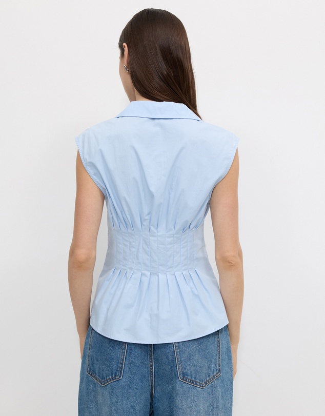 Calli - Tucked Sleeveless Shirt