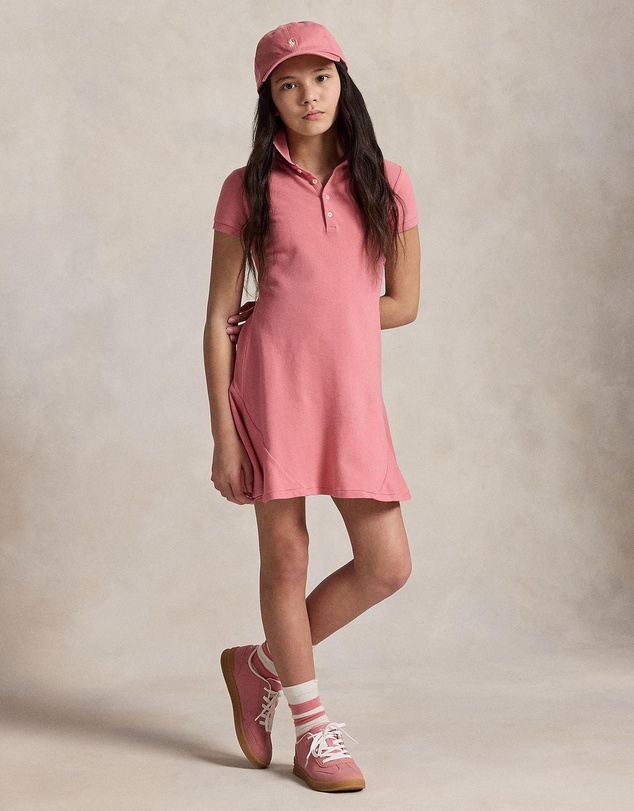 Polo Ralph Lauren - Stretch Mesh Polo Dress - Kids