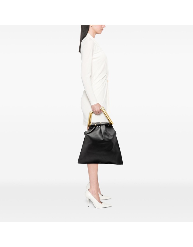 Pre-Loved by Azura Reborn - Pre-Loved Leather Open Triangle Sac Handbag