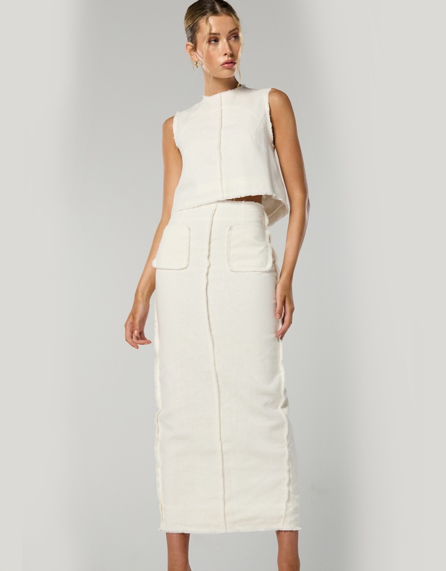 Winona - Rockwell Frayed Skirt