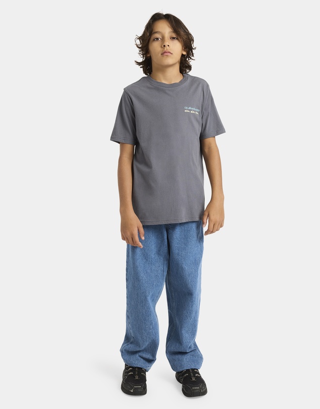 Quiksilver - Boys 8 to 16 Stacked Line Up T-Shirt