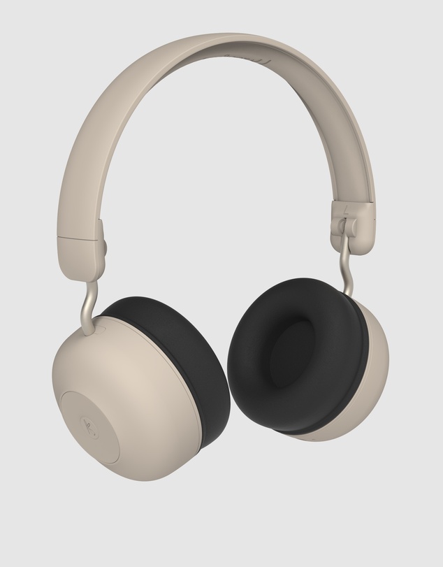 Kreafunk - Kreafunk Kids Buzz Bluetooth Headphones W/ Anc - Ivory Sand