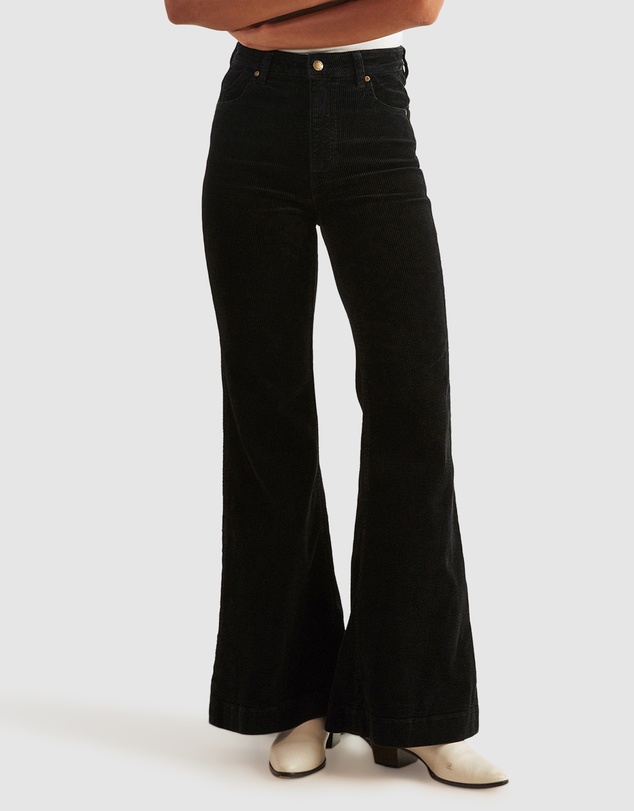 Rolla's - Eastcoast Flare Jean - Velvet Black
