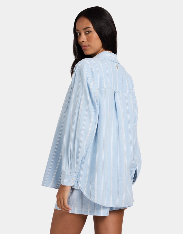 Billabong - Salt Air Stripe Long Sleeve Shirt