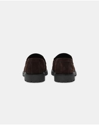 Les Deux - Taylor Oil Suede Loafers