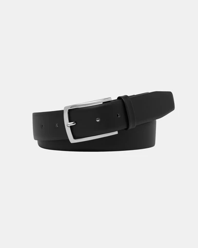 Buckle - Lane. Australian Made Classic Leather Belt. 35mm width.