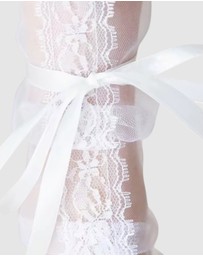 High Heel Jungle - Lace Wrap Tulle Socks