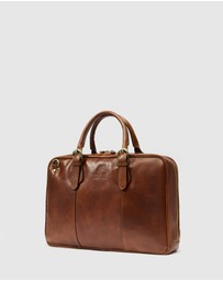 Republic of Florence - The Madrid Matt Brown Briefcase