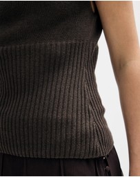 Minima Esenciales - Lilo Cotton Cashmere Blend Knit Top
