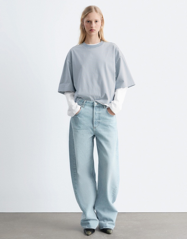 & Other Stories - Oversized Striped Cotton T-Shirt