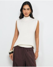 AERE - Pili Wool Cotton Knit Vest