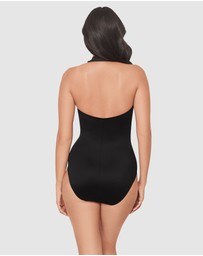 Miraclesuit Swimwear  - Razzle Dazzle Theia Halter One-Piece Shaping Swimsuit