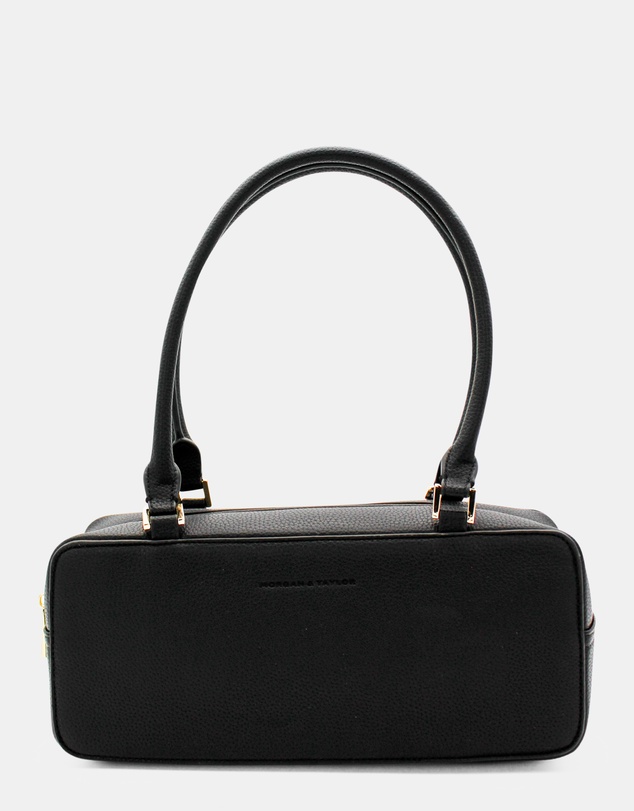 Morgan & Taylor - Mackenzie Rectangle Shoulder Handbag in Black