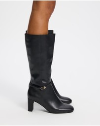 Atmos&Here - Maple Knee High Leather Boots