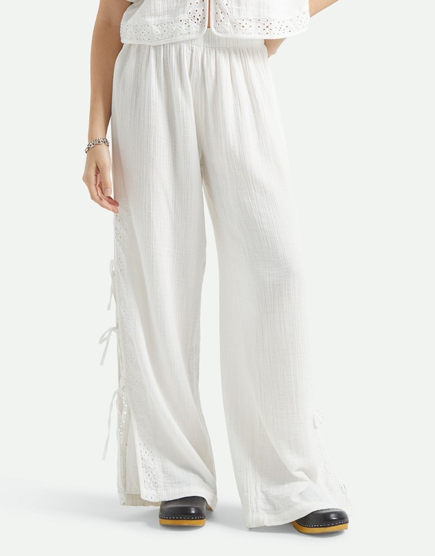 Brixton - Seaside Eyelet Wide Leg Pant