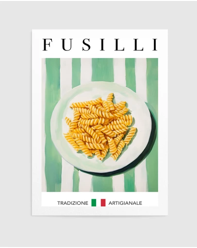 Olive et Oriel - Fusilli by Andreas Magnusson Art Print