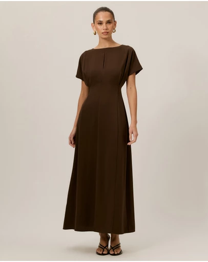 Tussah - Alex Boat Neck Midi Dress