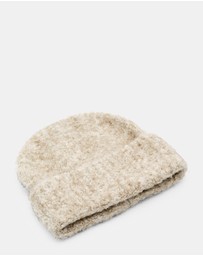 Morgan & Taylor - Freya Boucle Beanie in Cream