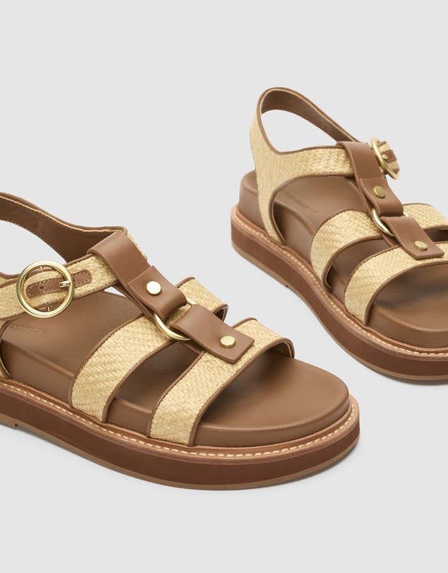 Seed Heritage - Callie Woven Caged Sandal
