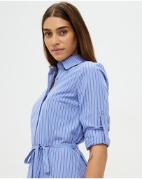 Farage - Olvia Double Stripe Shirt Dress