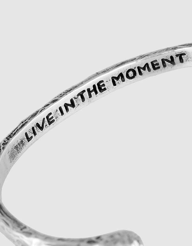 Haze & Glory - ICONIC EXCLUSIVE - Chrysocolla Rock Bangle in 925 Silver