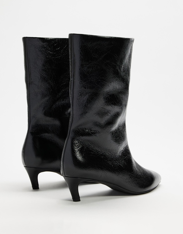 AERE - Nara Leather Heeled Boots