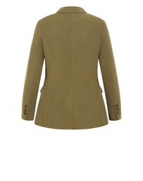 City Chic - Plus size Tori Blazer - olive