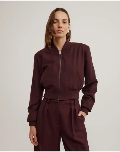 Witchery - Shoulder Pad Bomber Jacket