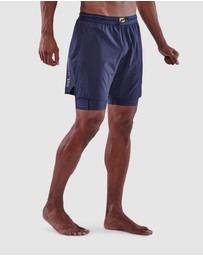 SKINS - SKINS Compression Men's Series-3 Clothing Superpose Tight Navy Blue